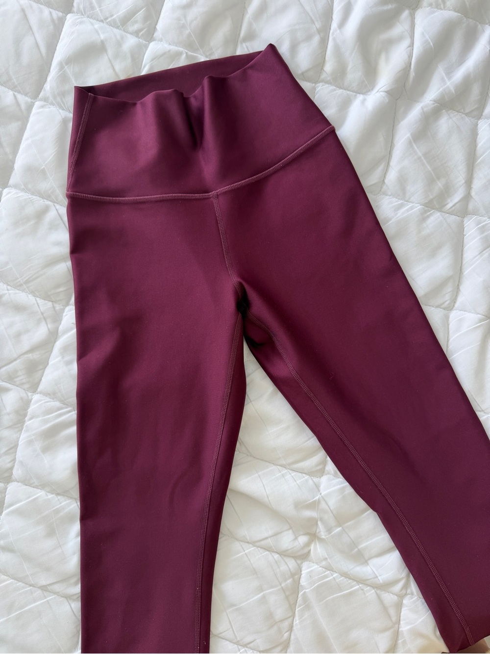 ALO airlift leggings like new burgundy XS